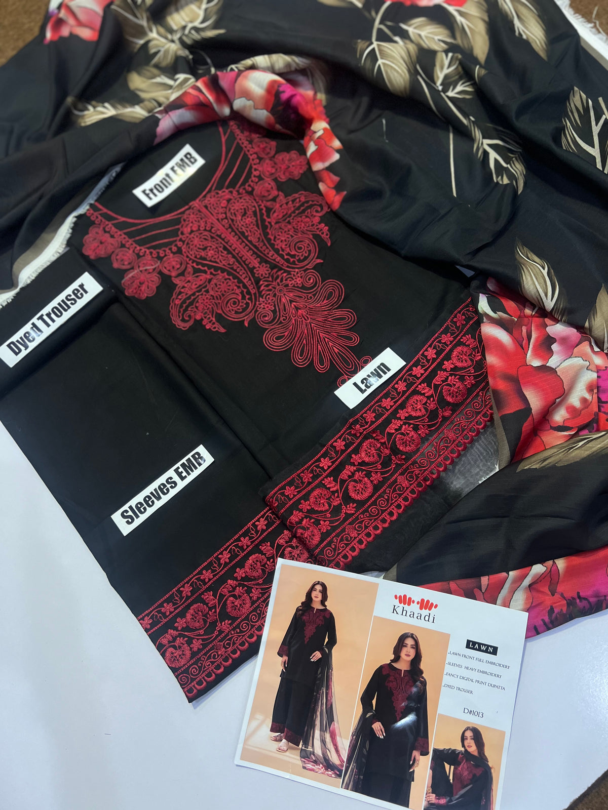 Summer 3 PC Black with Meroon Premium