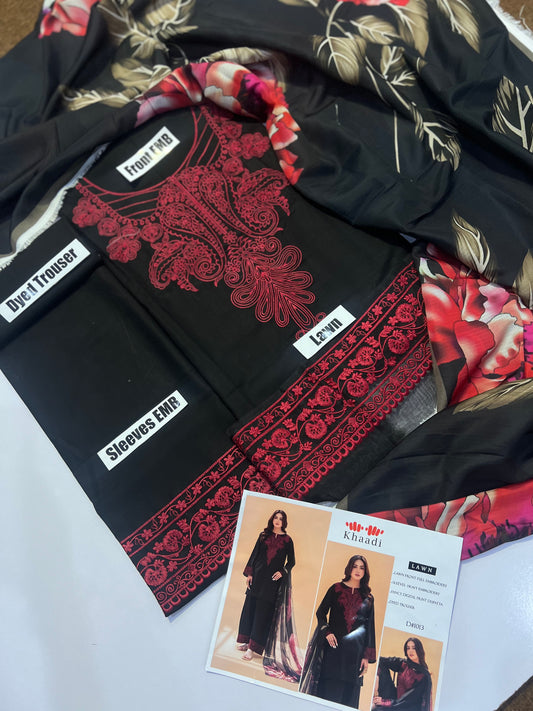 Summer 3 PC Black with Meroon Premium