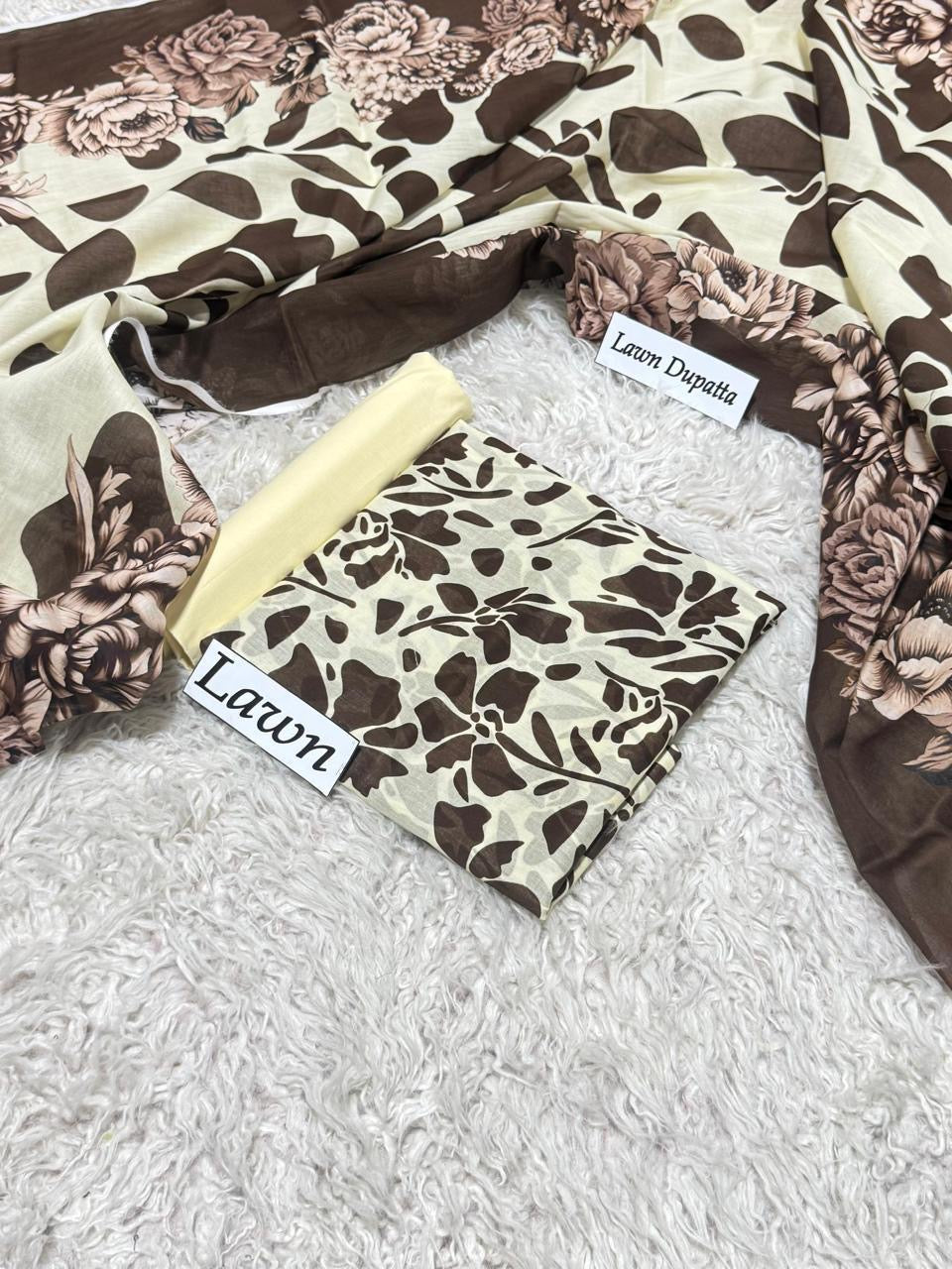 Lawn 3 PC Digital printed-Unstitched