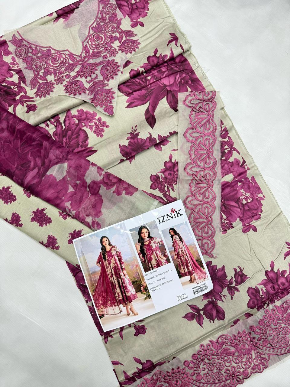 LUXURY EMB 3-PC D-002