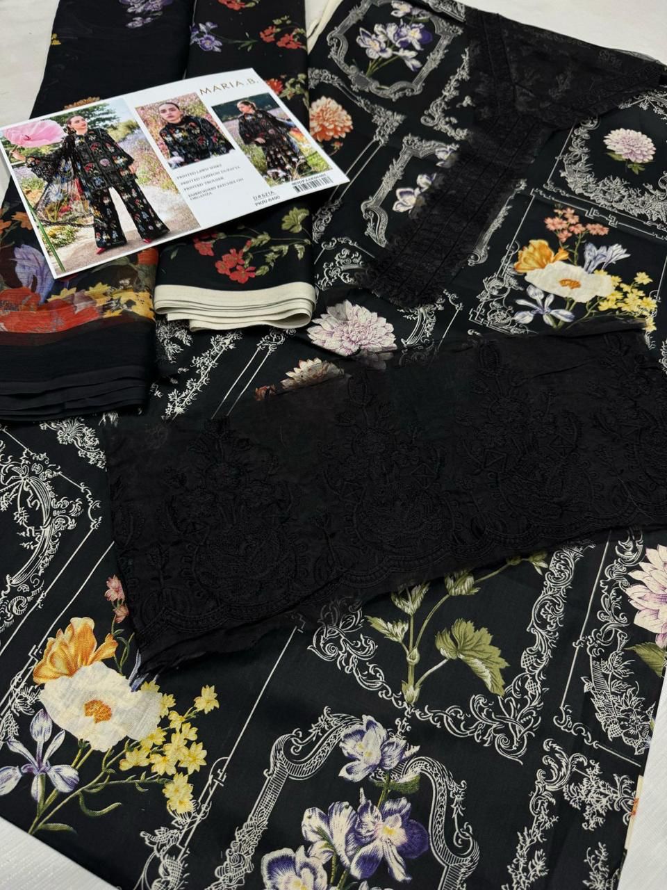 Luxury Emb 3-Pc D-007