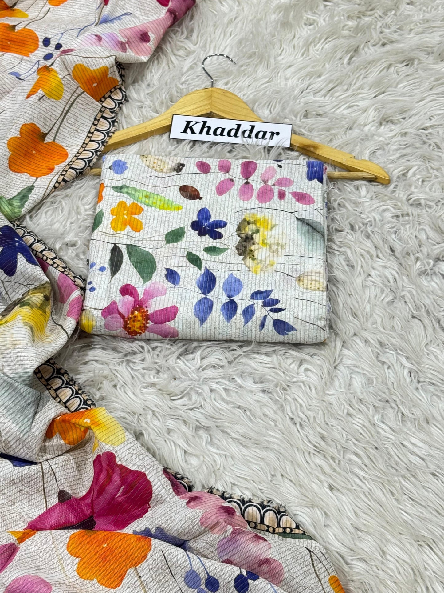KHADDAR Digital Print 3pc 2025