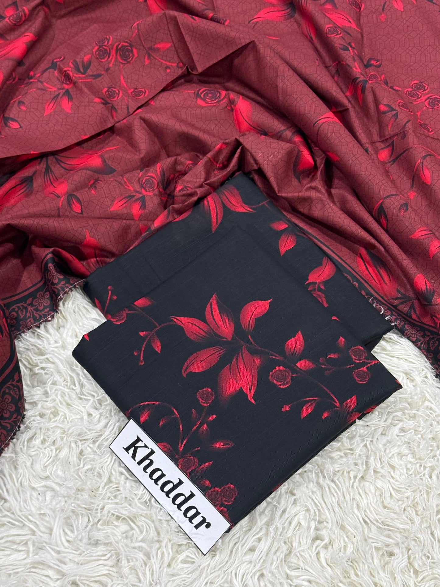 KHADDAR Digital Print 3pc 2025