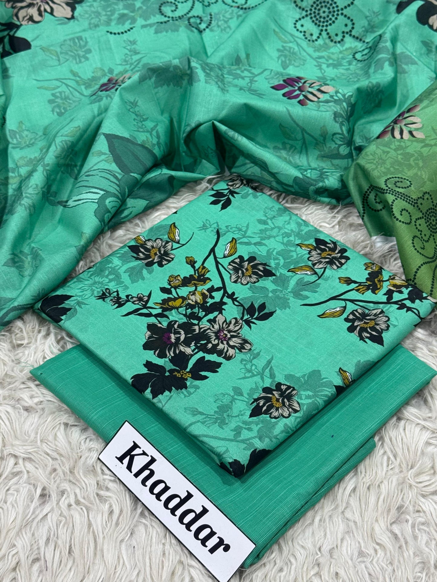 KHADDAR Digital Print 3pc 2025