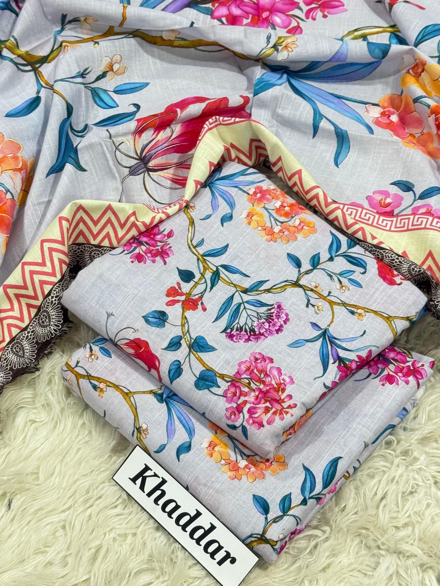 KHADDAR Digital Print 3pc 2025