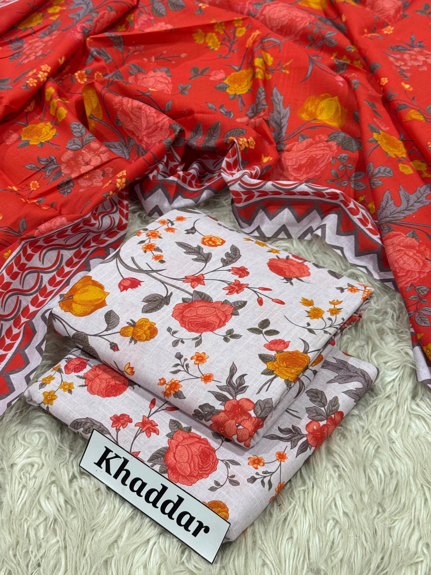 KHADDAR Digital Print 3pc 2025