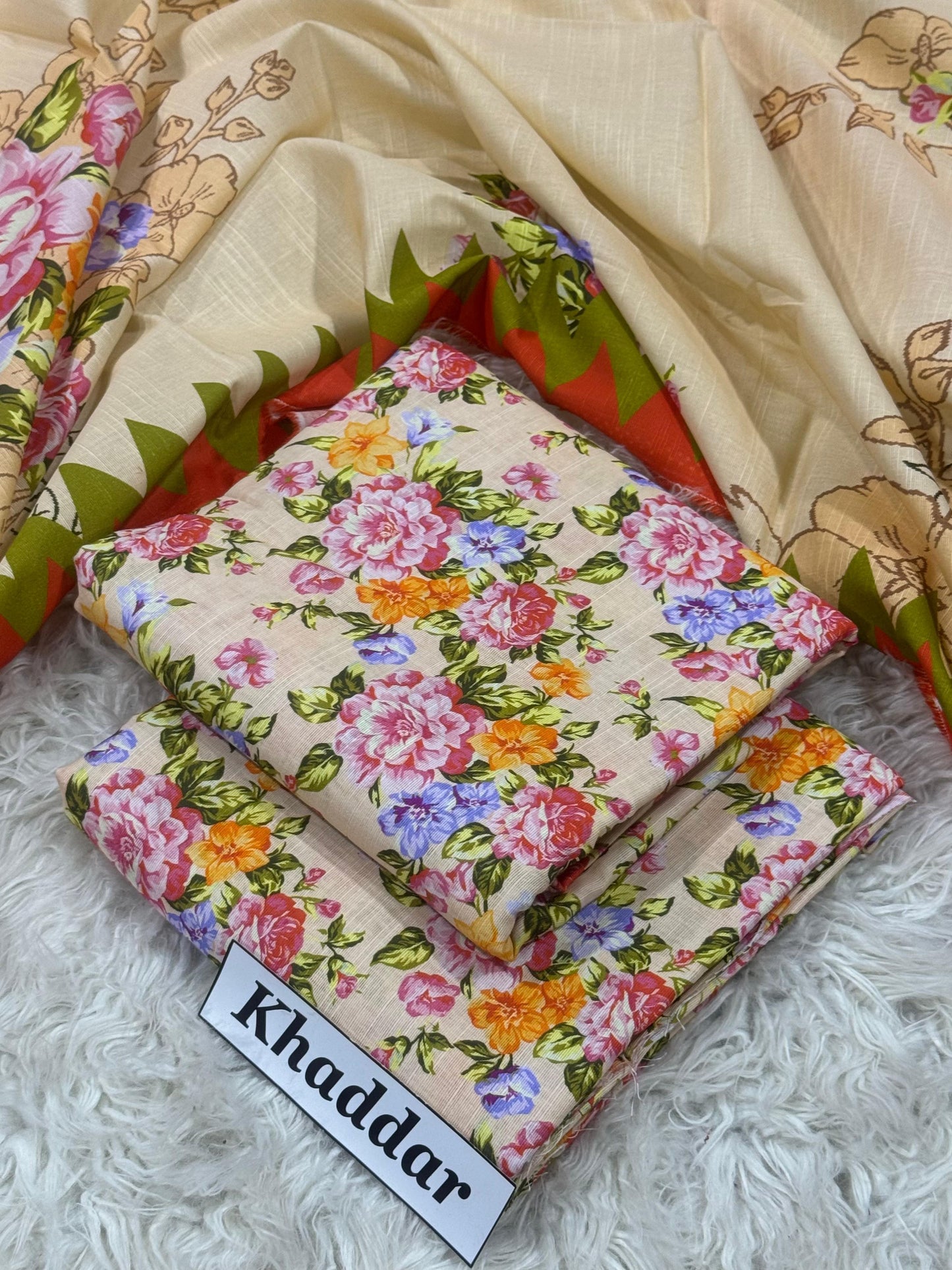 KHADDAR Digital Print 3pc 2025