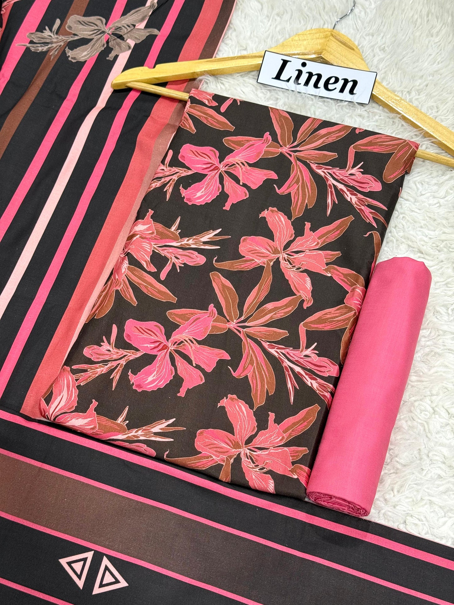 Linen Printed 3pc D-34