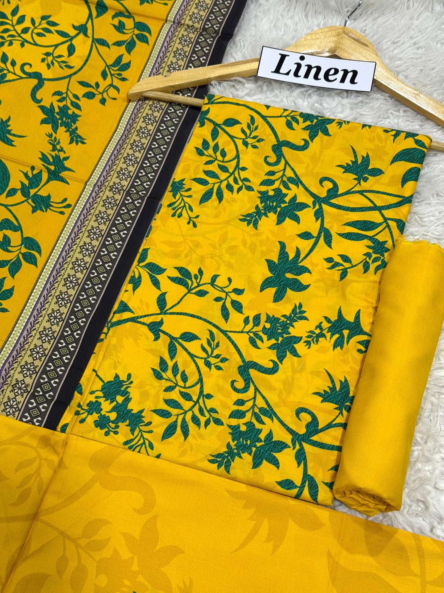 Linen Printed 3pc D-27