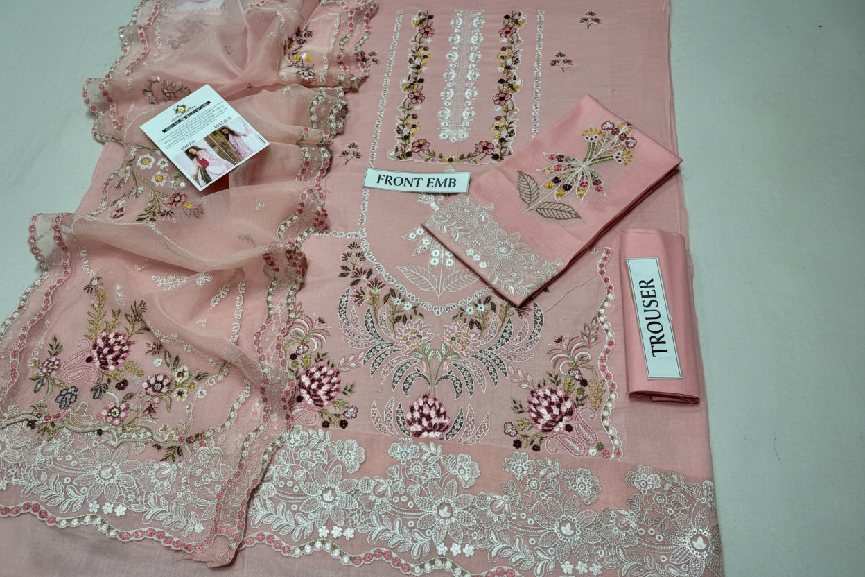 3 Piece - Embroidered Lawn Suit