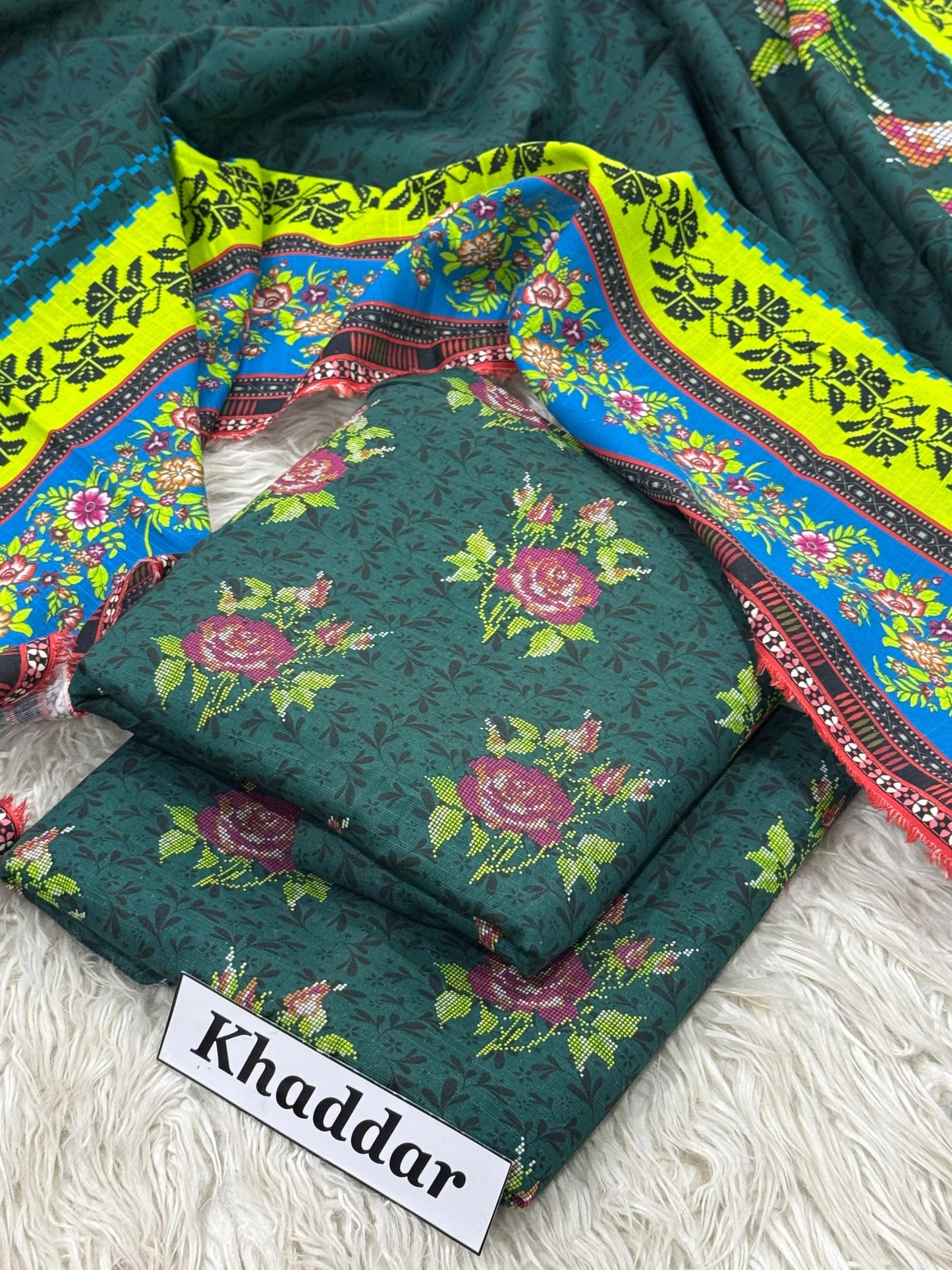 KHADDAR Digital Print 3pc 2025