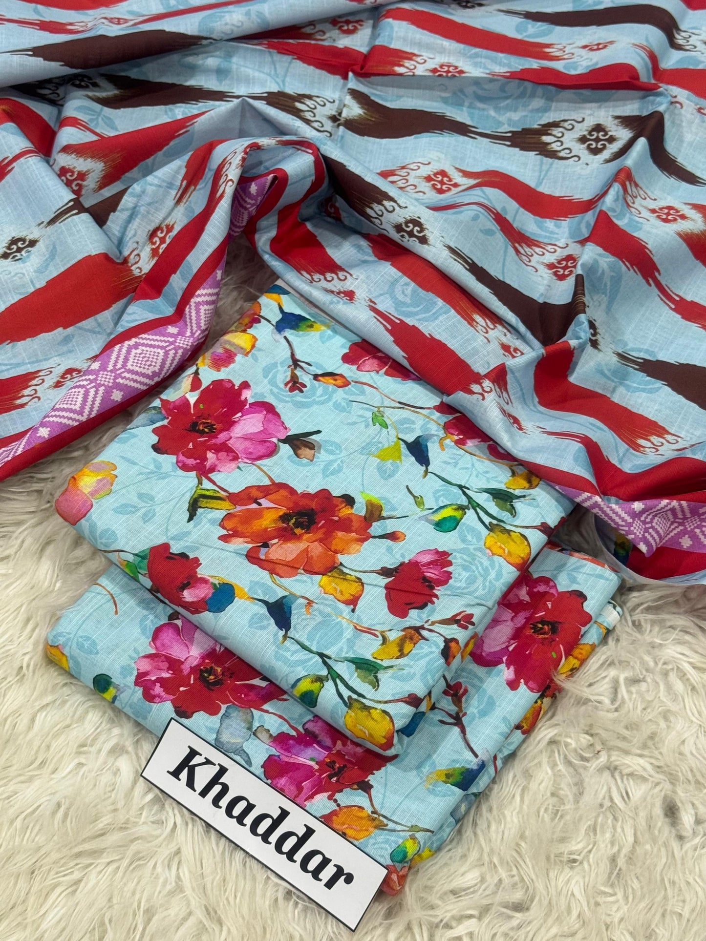 KHADDAR Digital Print 3pc 2025