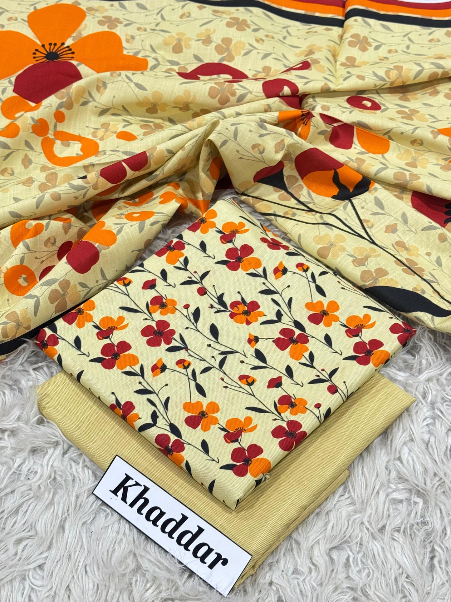 KHADDAR Digital Print 3pc 2025