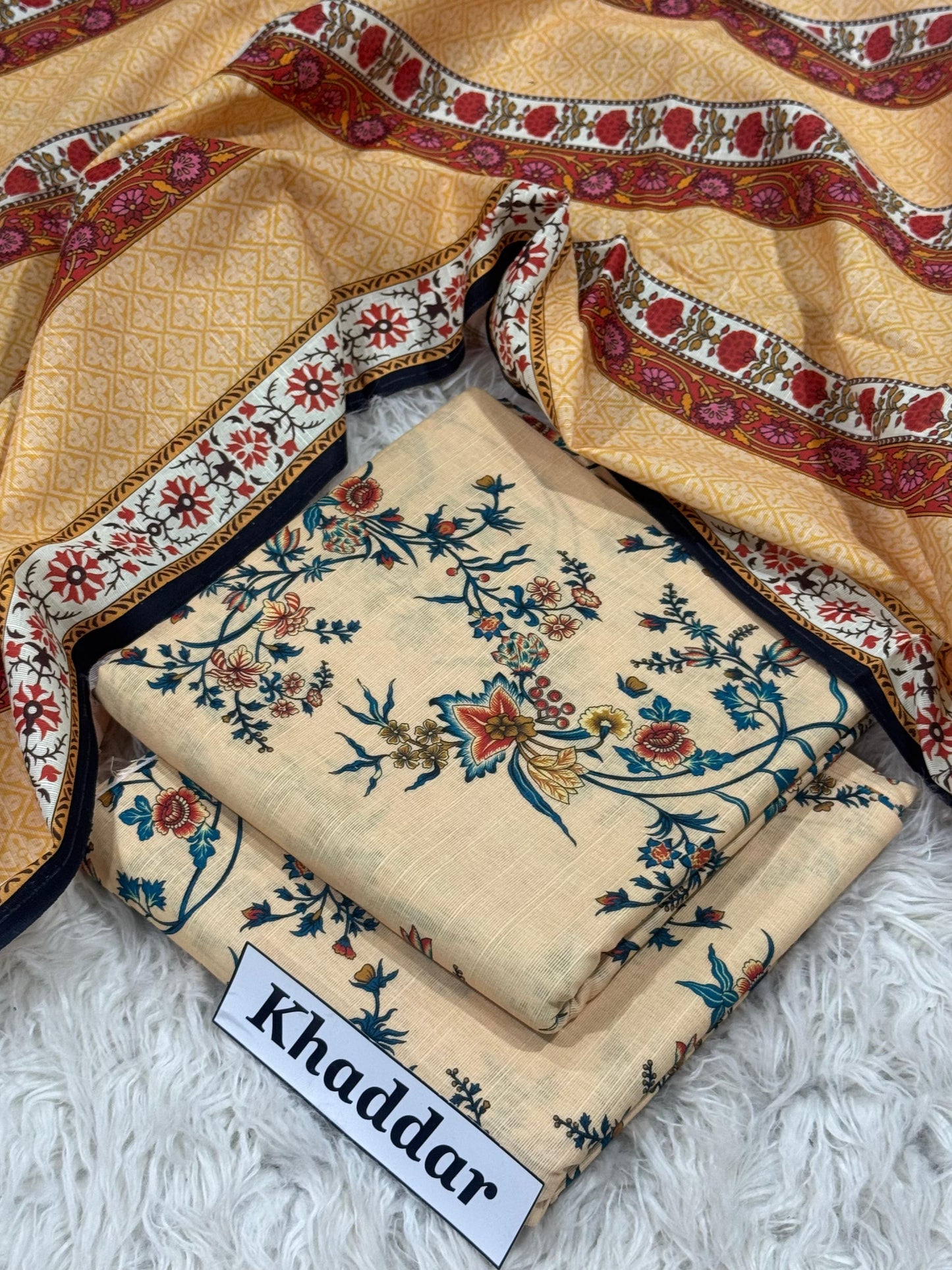 KHADDAR Digital Print 3pc 2025