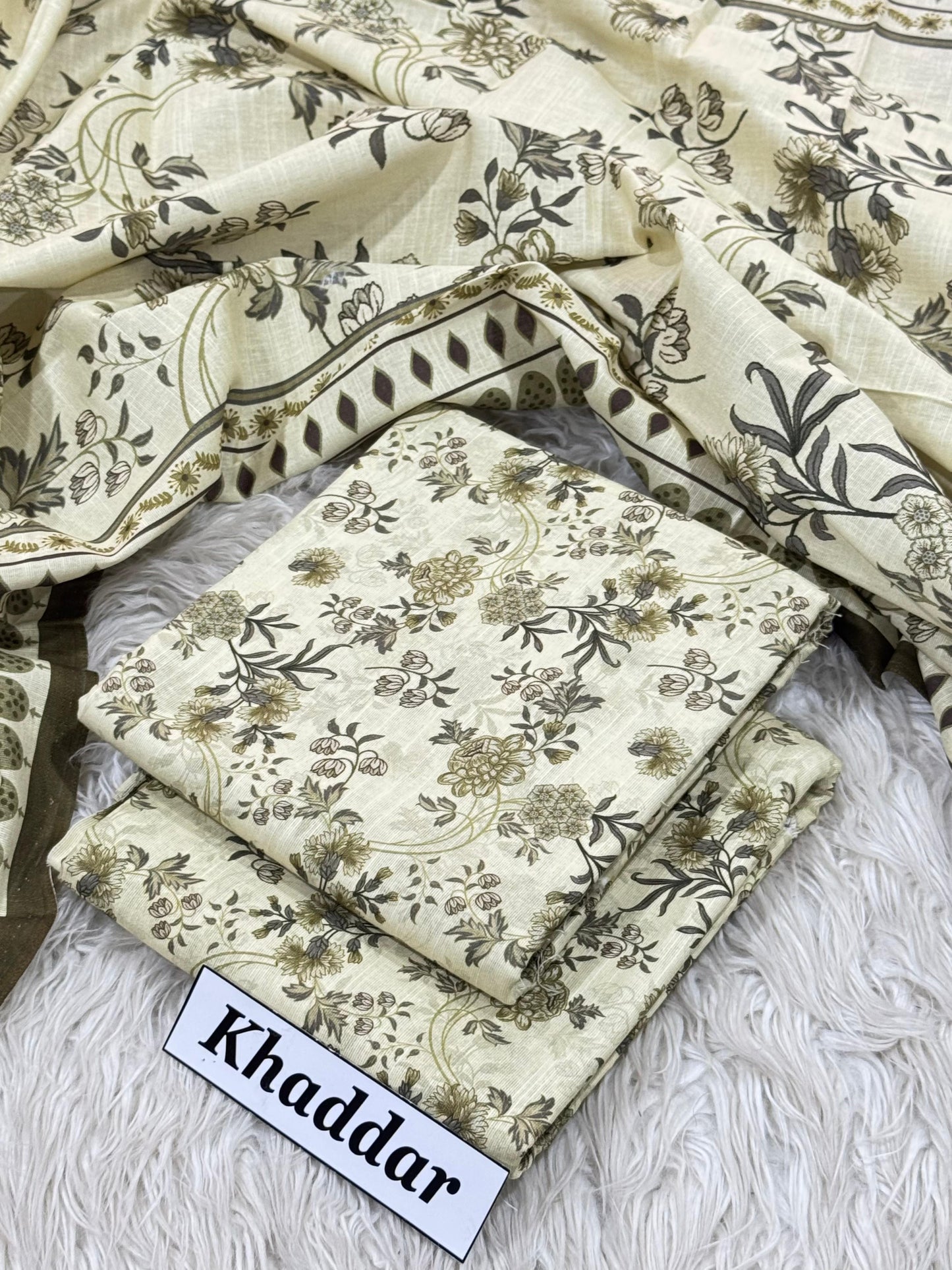 KHADDAR Digital Print 3pc 2025