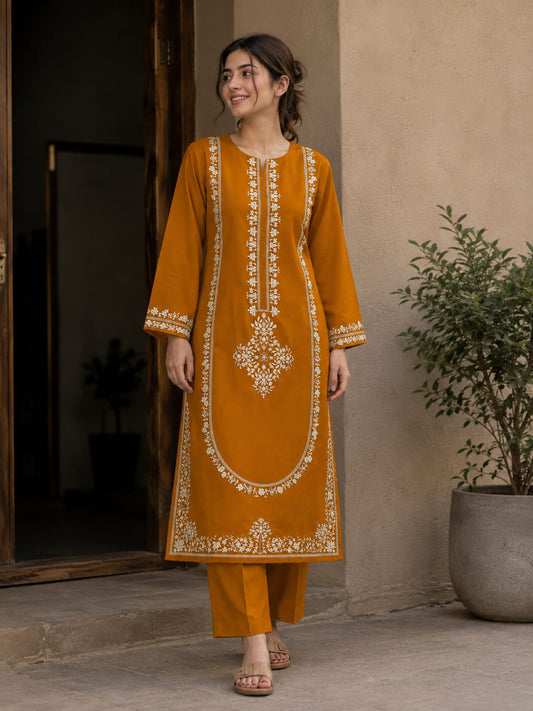 Asling Premium Winter 2 PC-Mustard
