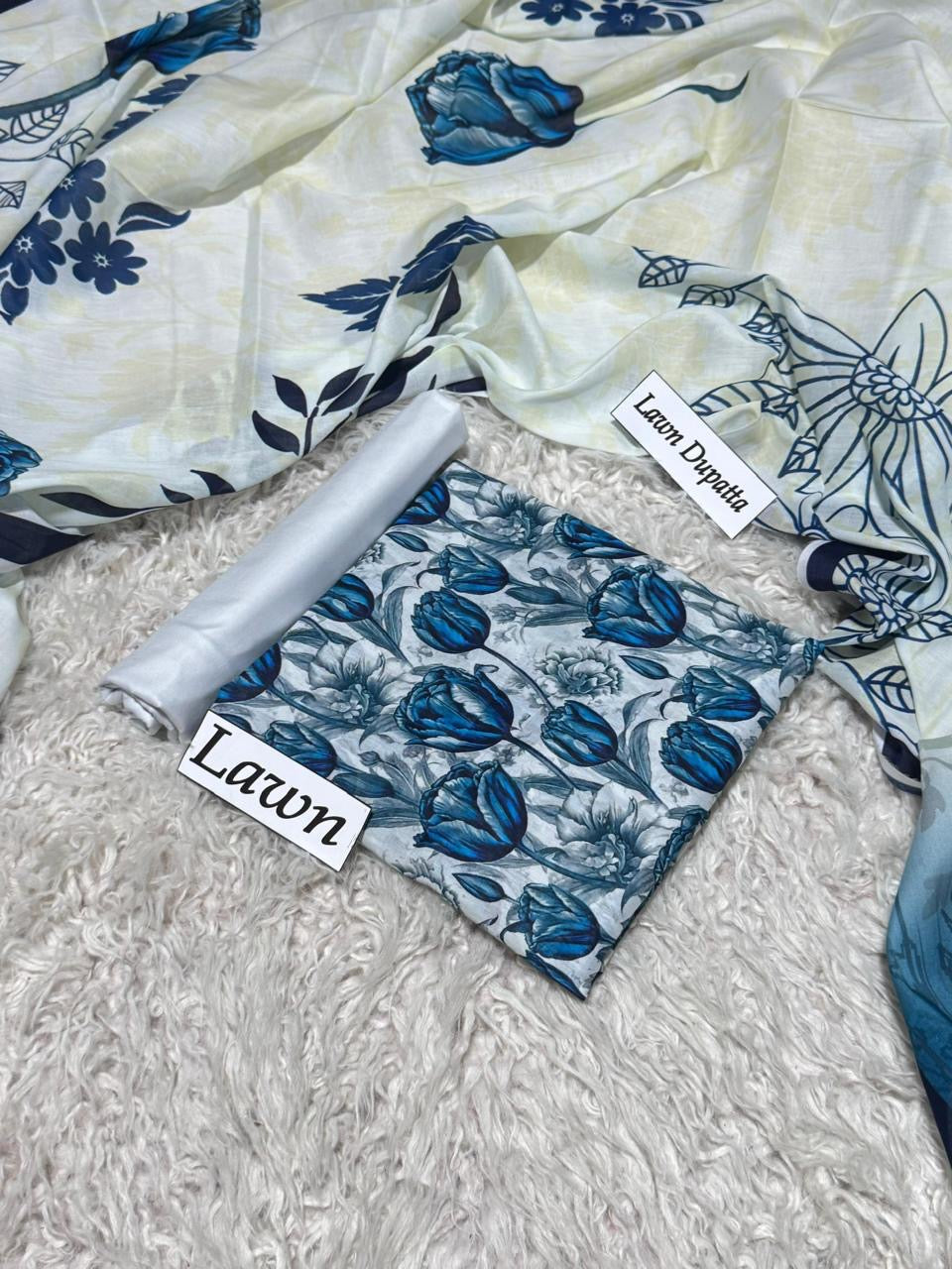 Lawn 3 PC Digital printed-Unstitched