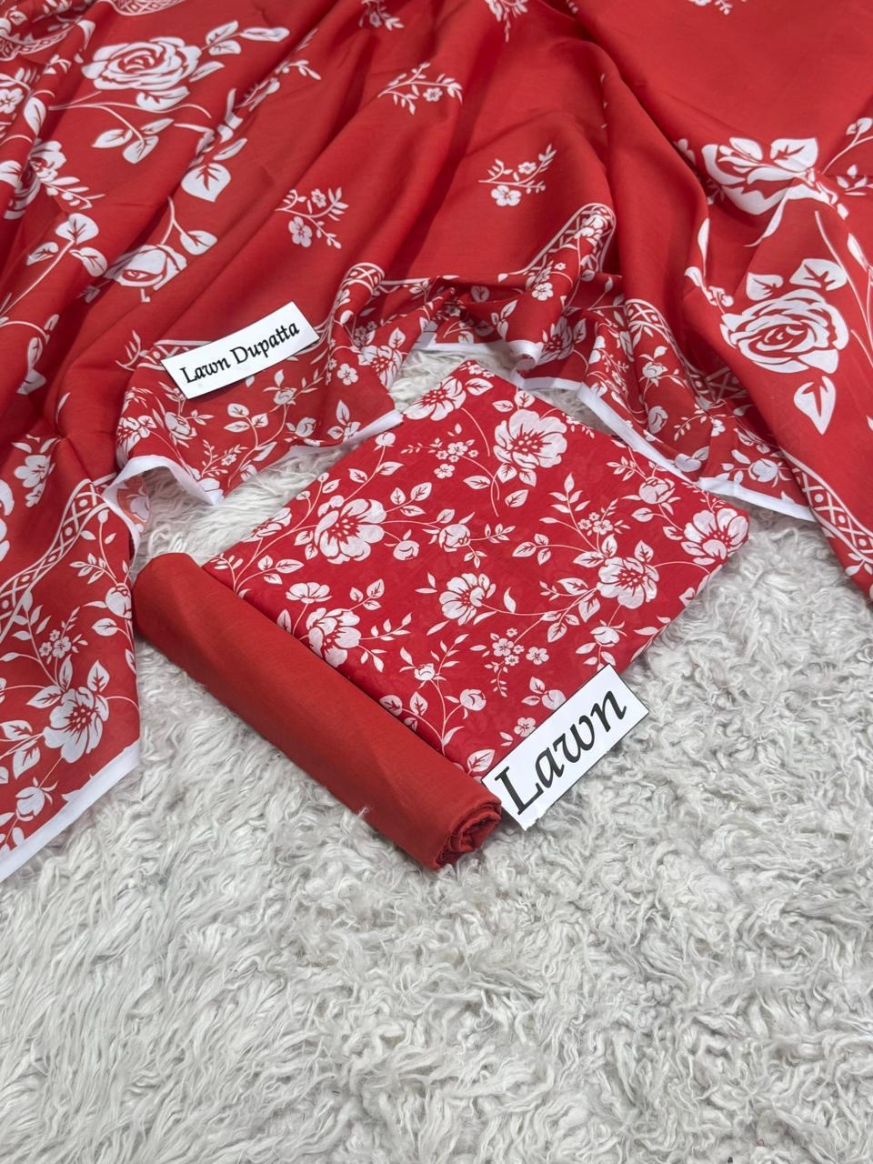Lawn 3 PC Digital printed-Unstitched