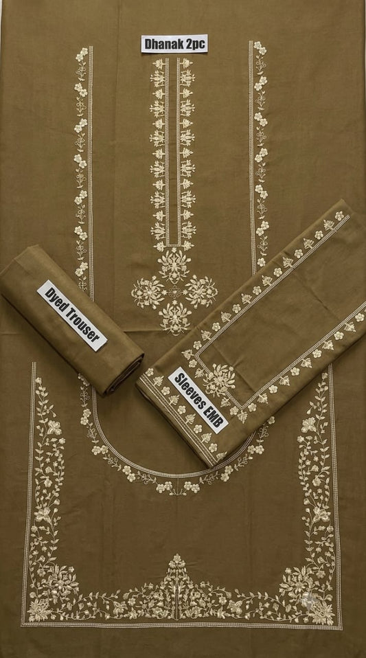 Asling Premium Winter 2 PC-S Mehndi