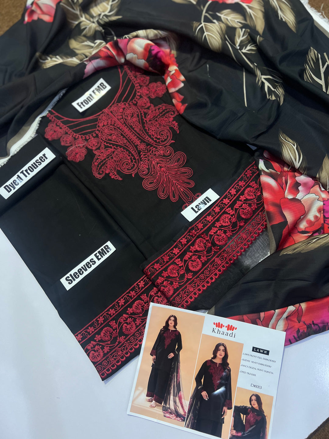 Summer 3 PC Black with Meroon Premium