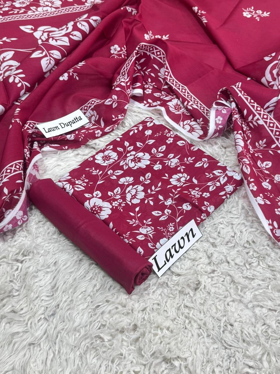 Lawn 3 PC Digital printed-Unstitched
