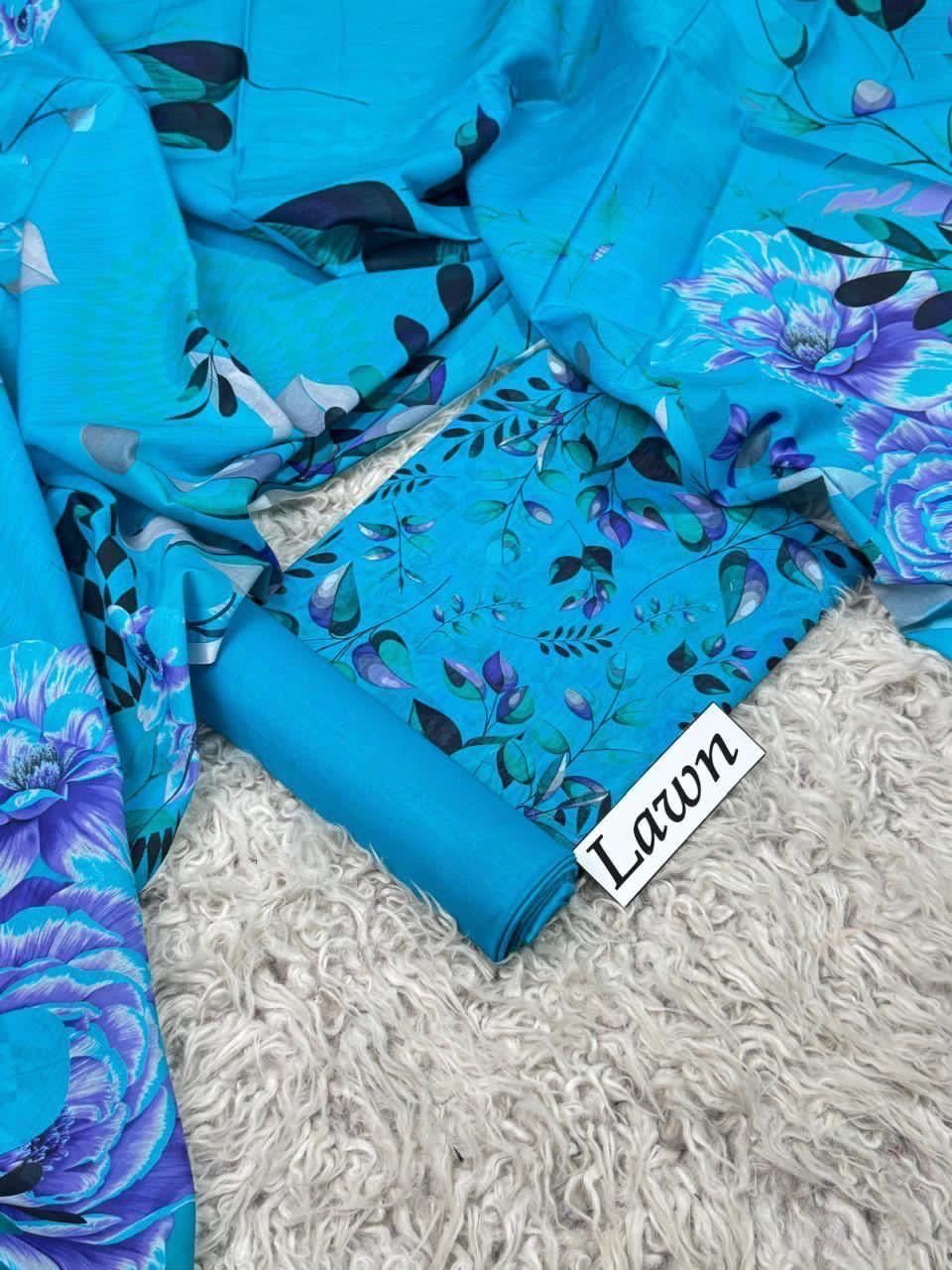 Lawn 3 PC Digital printed-Unstitched