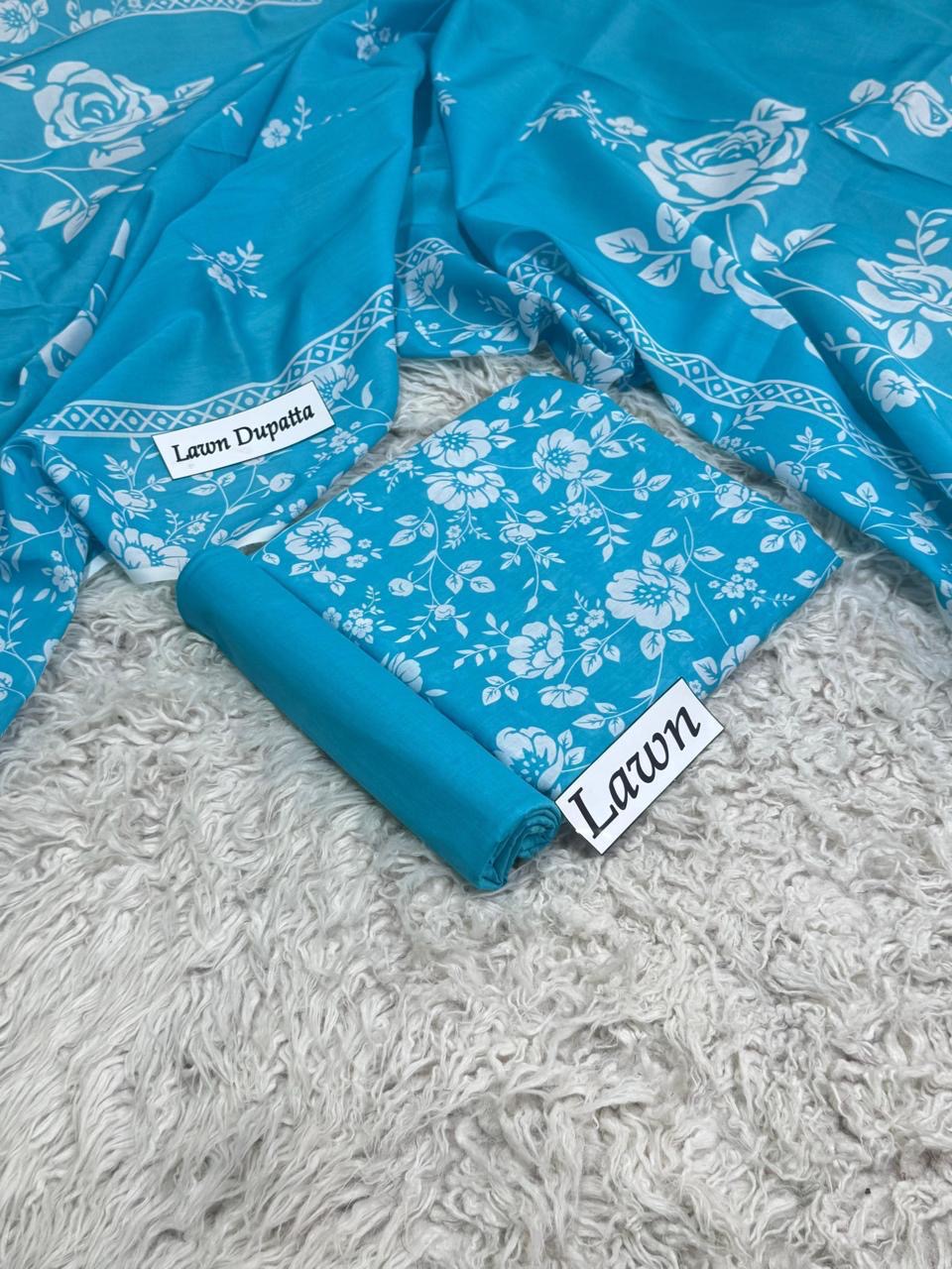Lawn 3 PC Digital printed-Unstitched