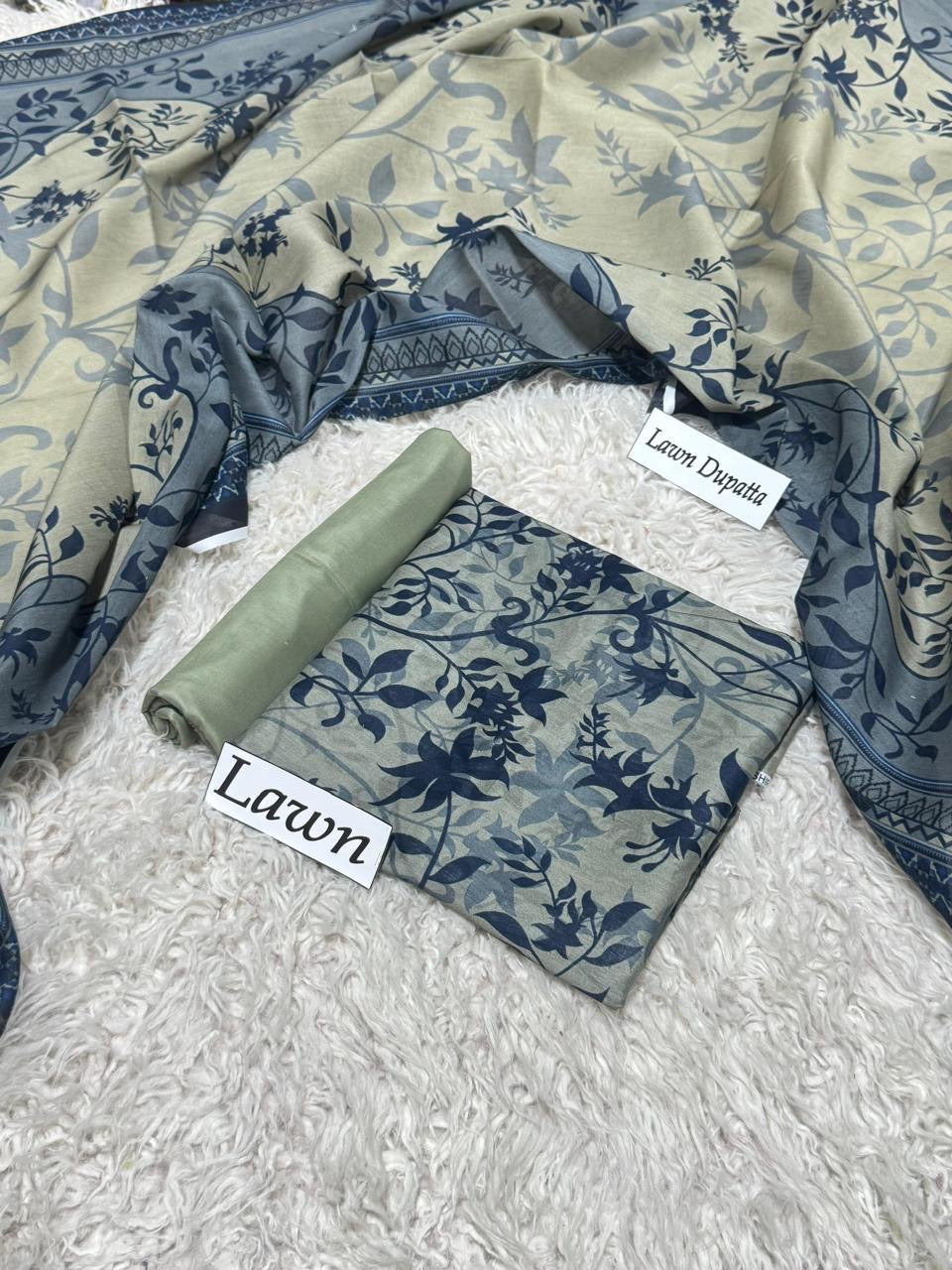 Lawn 3 PC Digital printed-Unstitched