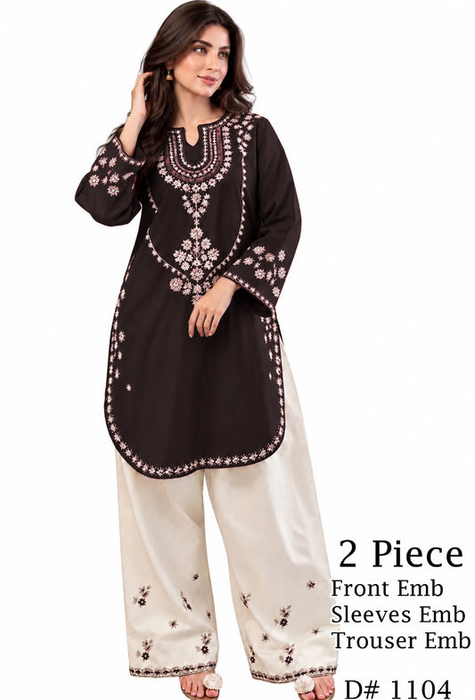 Dhanak wool Urge White T-CHOCOLATE