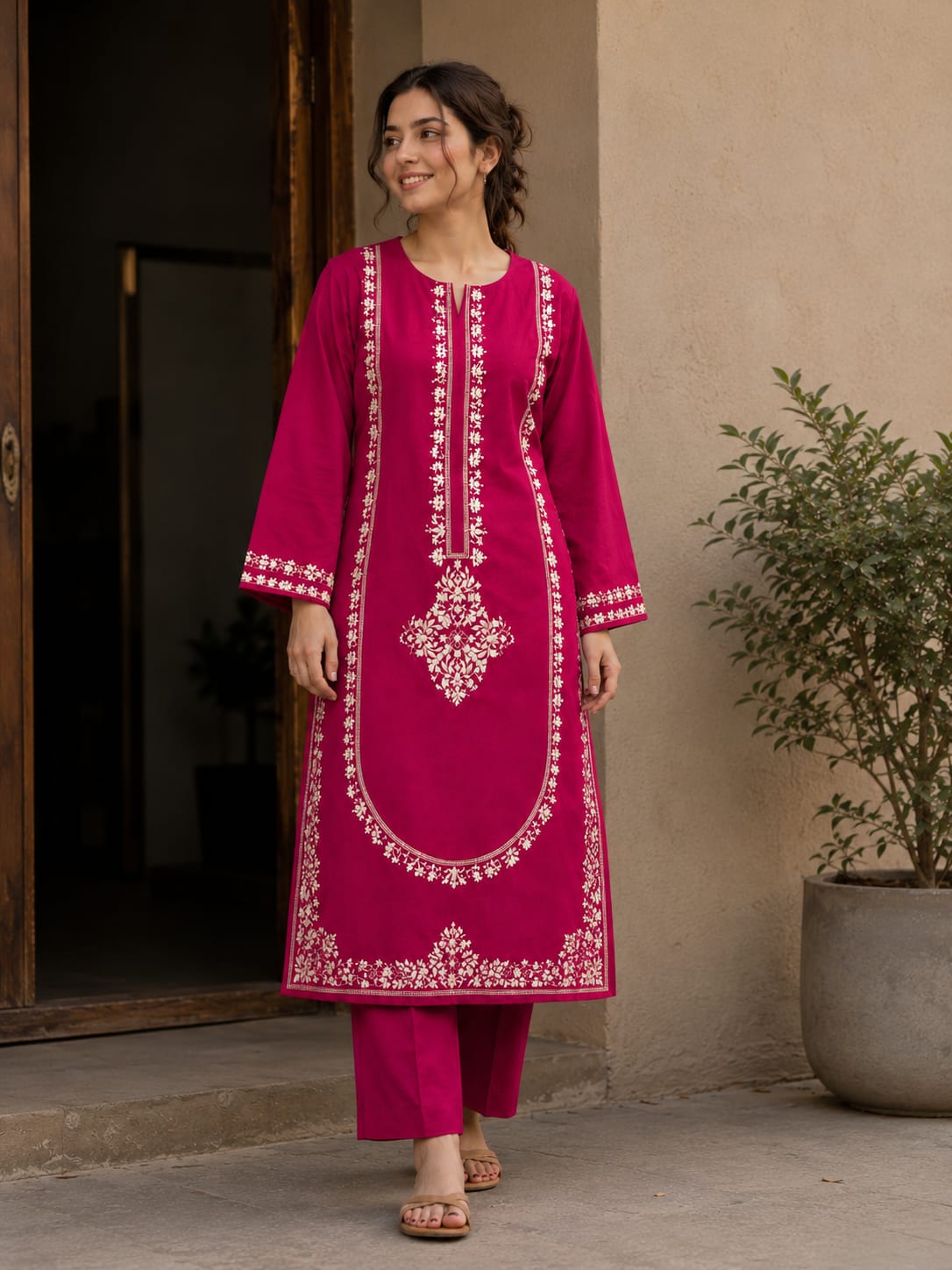 Asling Premium Winter 2 PC-Pink