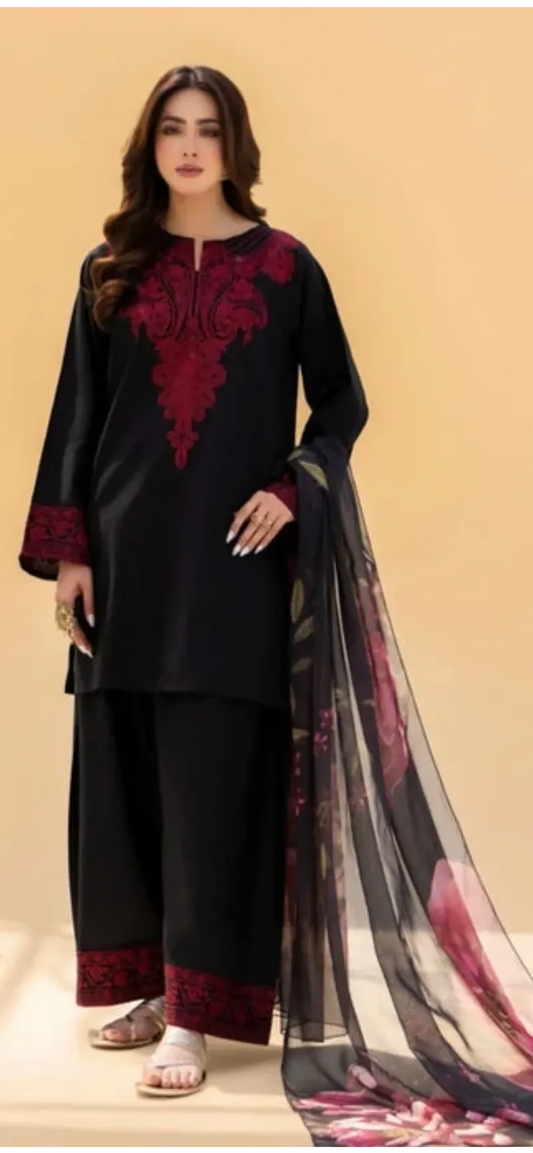 Summer 3 PC Black with Meroon Premium