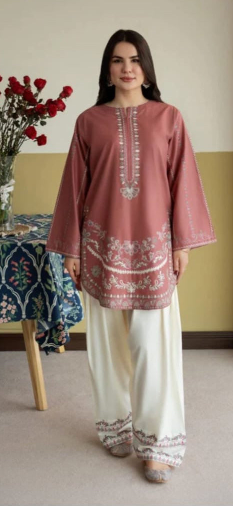 Dhanak wool Alizay white Trouser