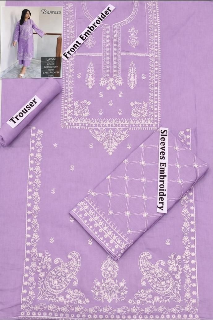 Breeze-Lawn 2 PC Embroidery-LP
