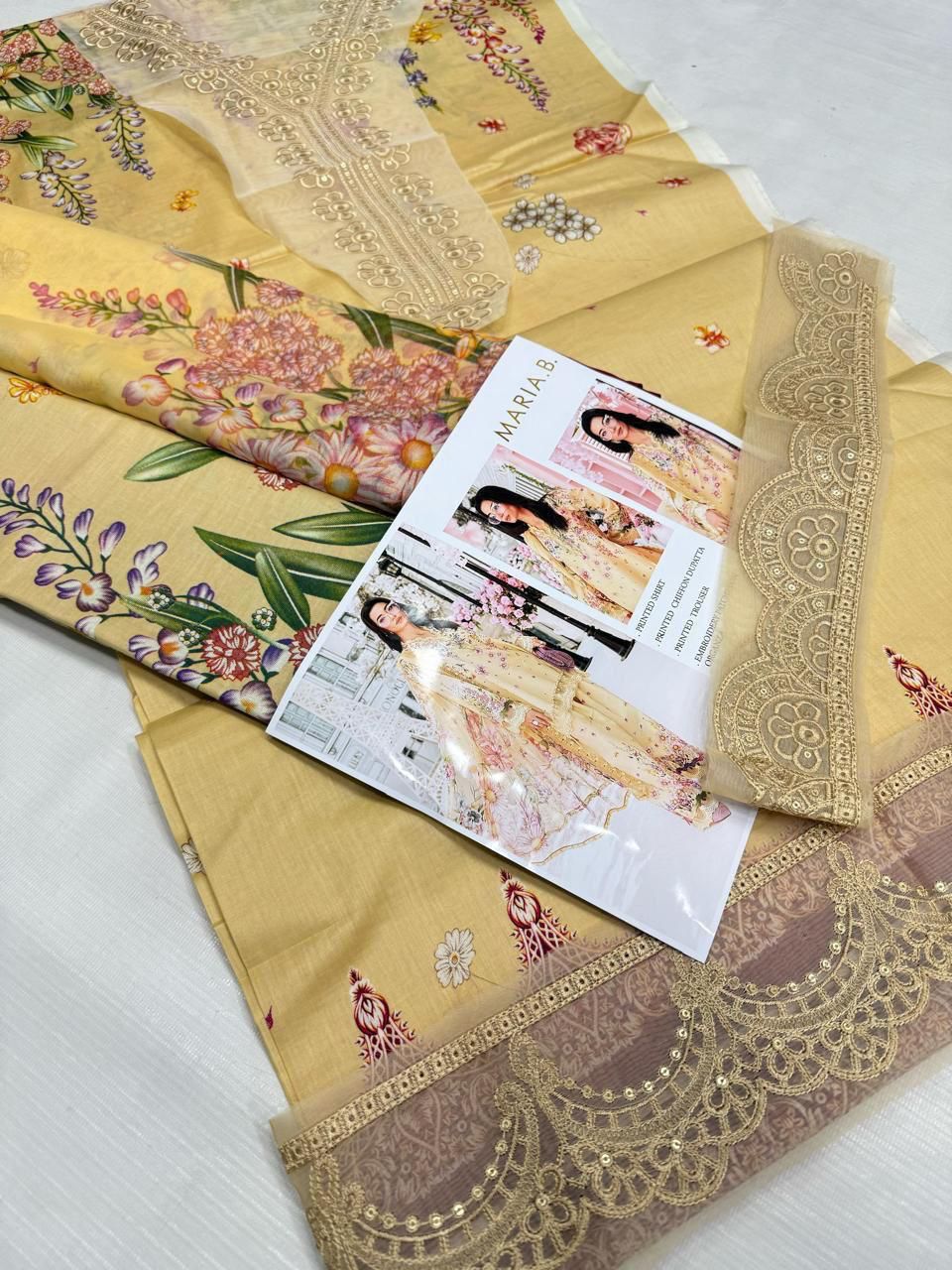 Luxury Emb 3-Pc D-0029