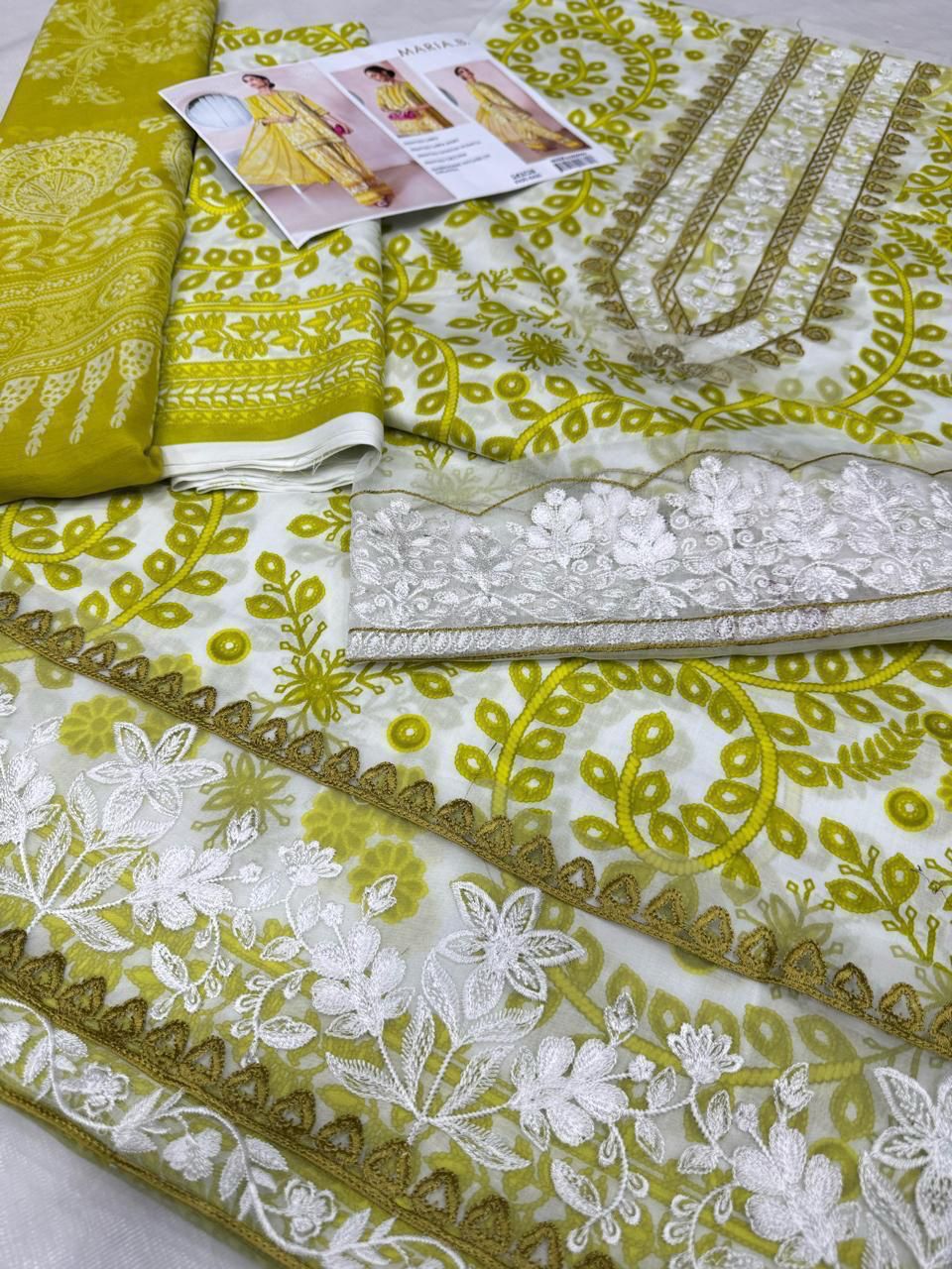 Luxury Emb 3-Pc D-0027
