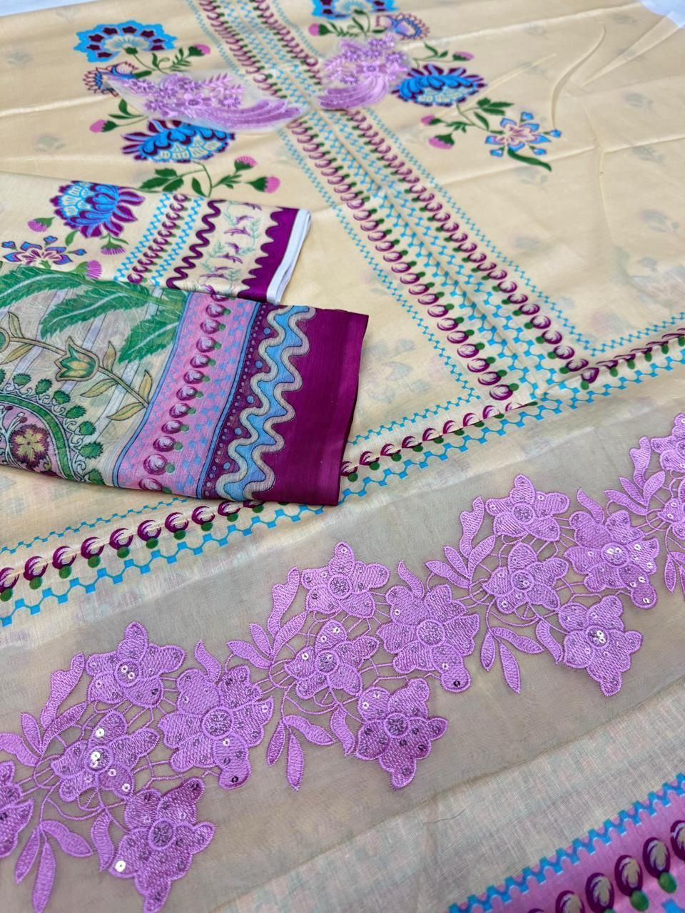 Luxury Emb 3-Pc D-0026