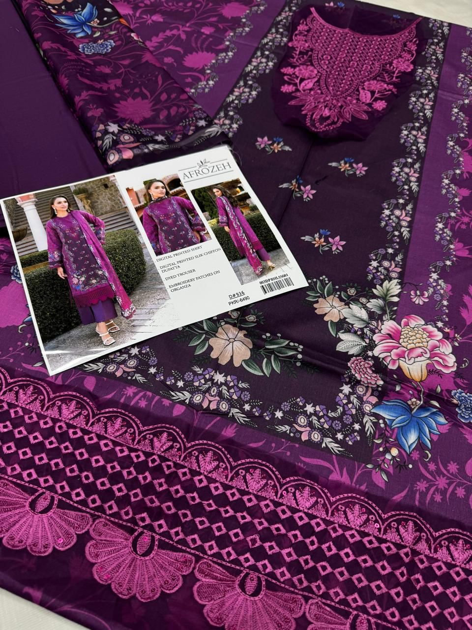 Luxury Emb 3-Pc D-0021