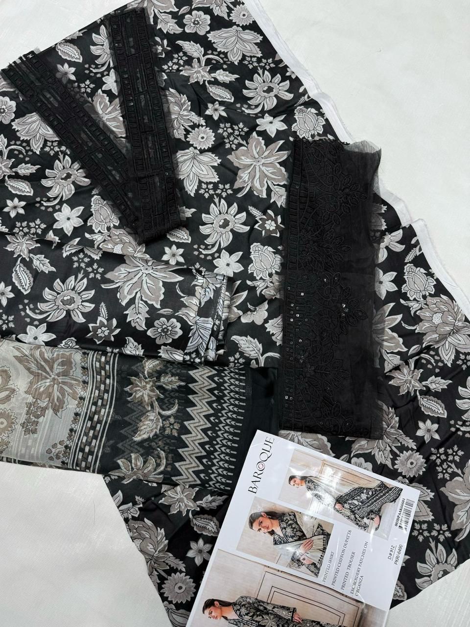 Luxury Emb 3-Pc D-0016