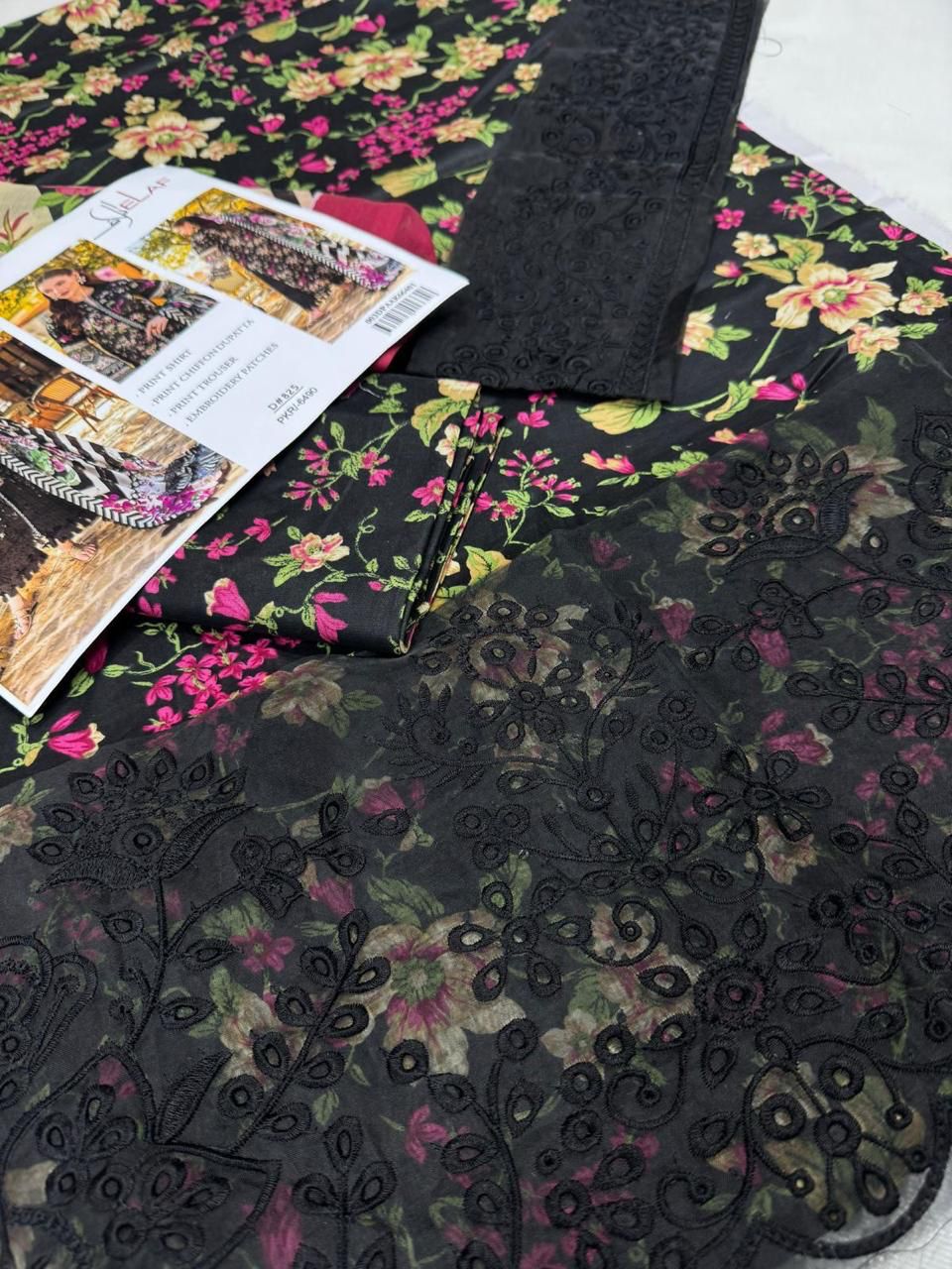 Luxury Emb 3-Pc D-0015