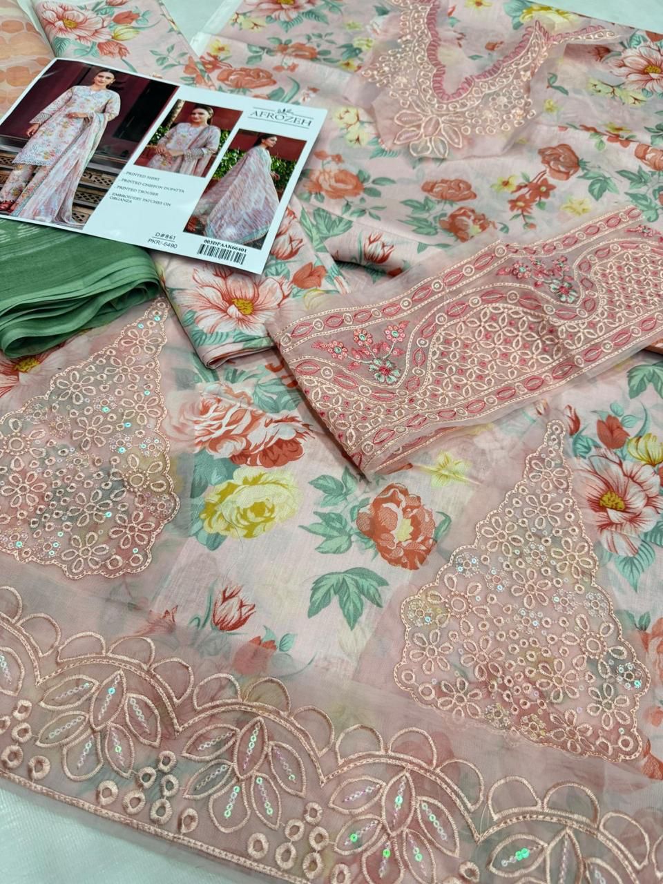 Luxury Emb 3-Pc D-0013