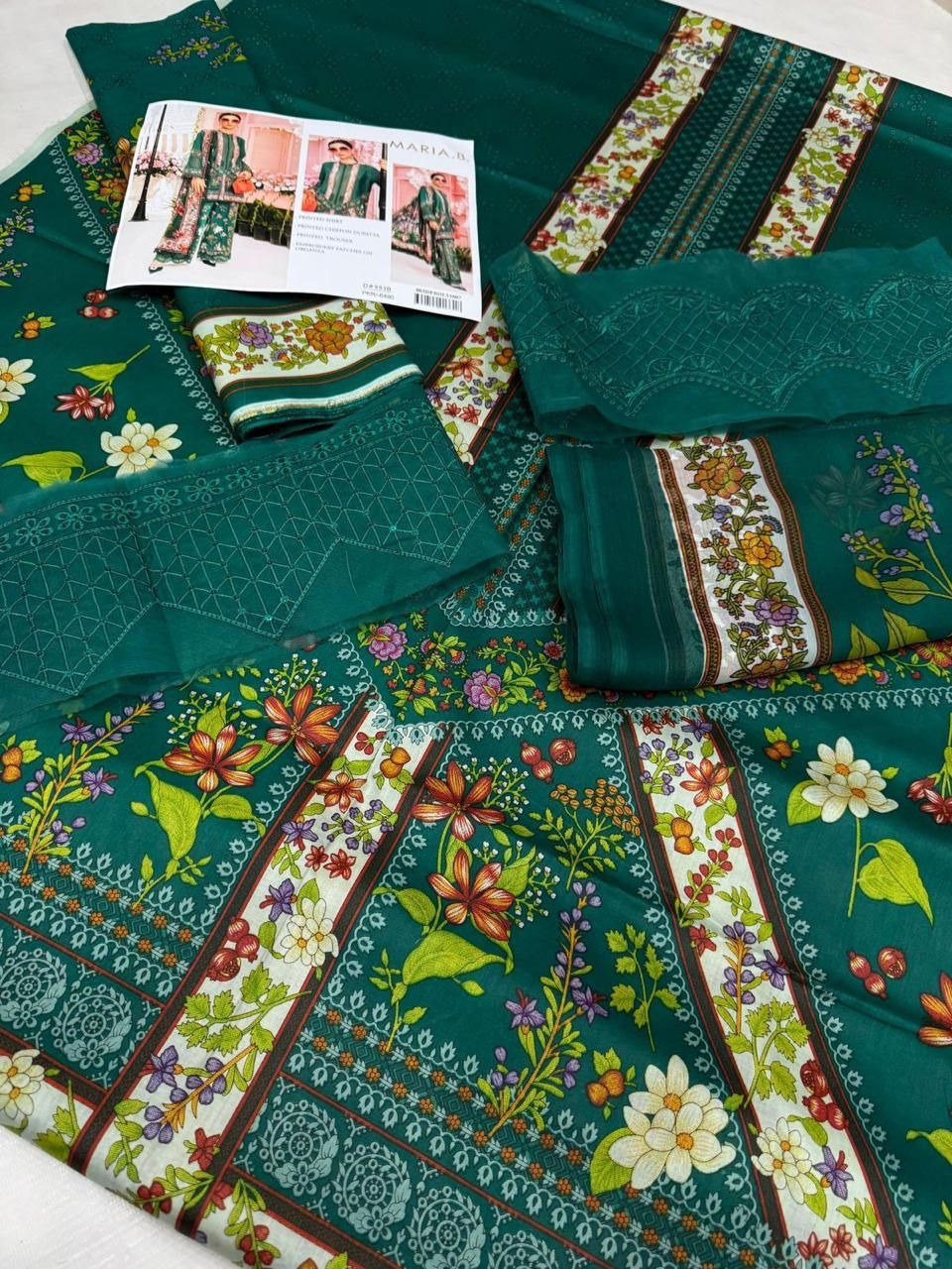 Luxury Emb 3-Pc D-0010