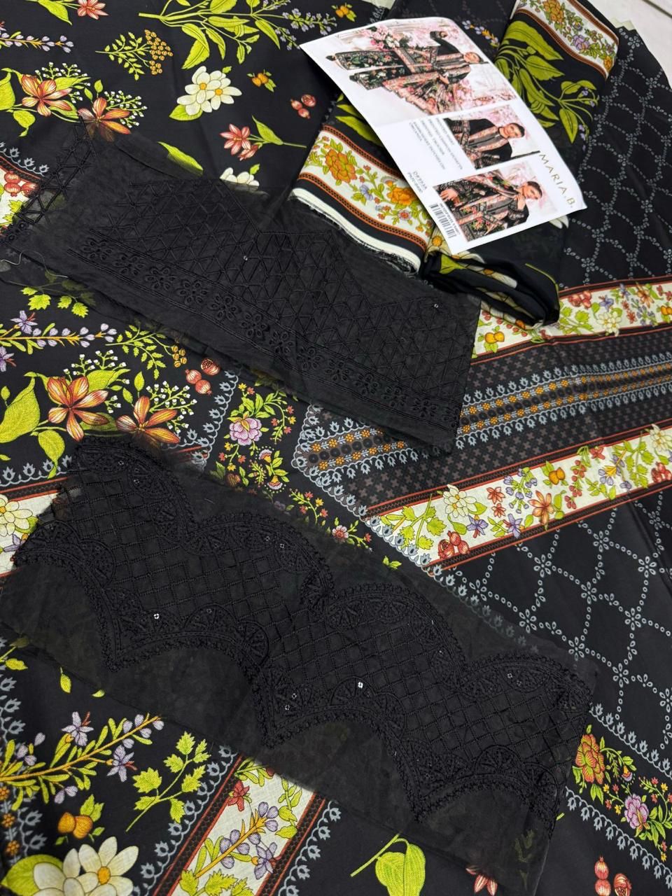Luxury Emb 3-Pc D-009