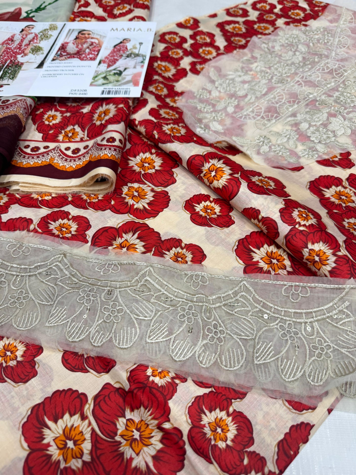 Luxury Emb 3-Pc D-0040