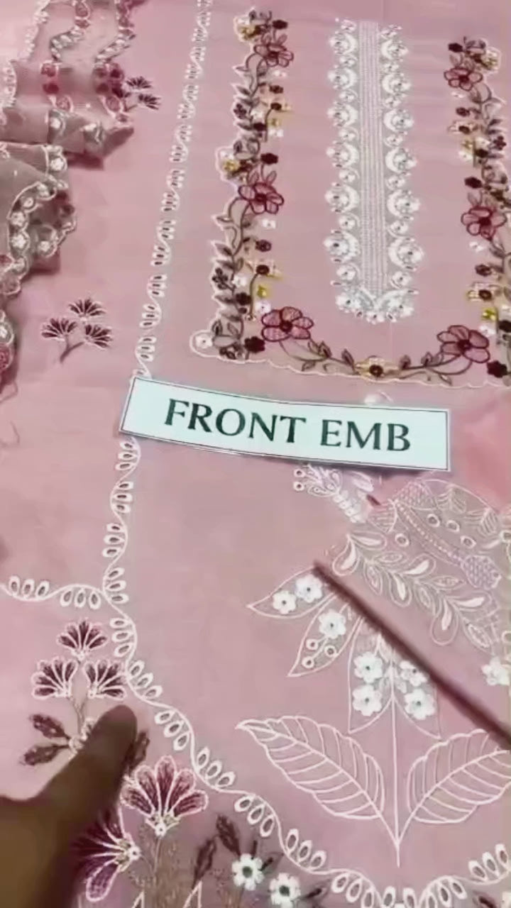 3 Piece - Embroidered Lawn Suit