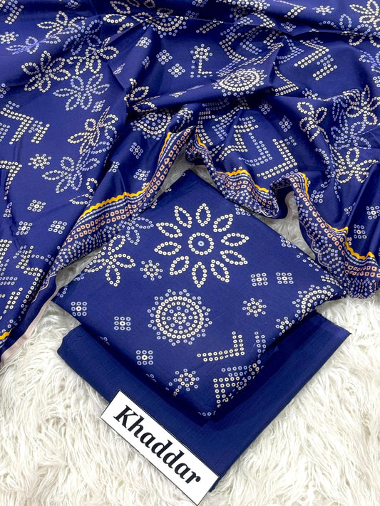 KHADDAR Digital Print 3pc 2025