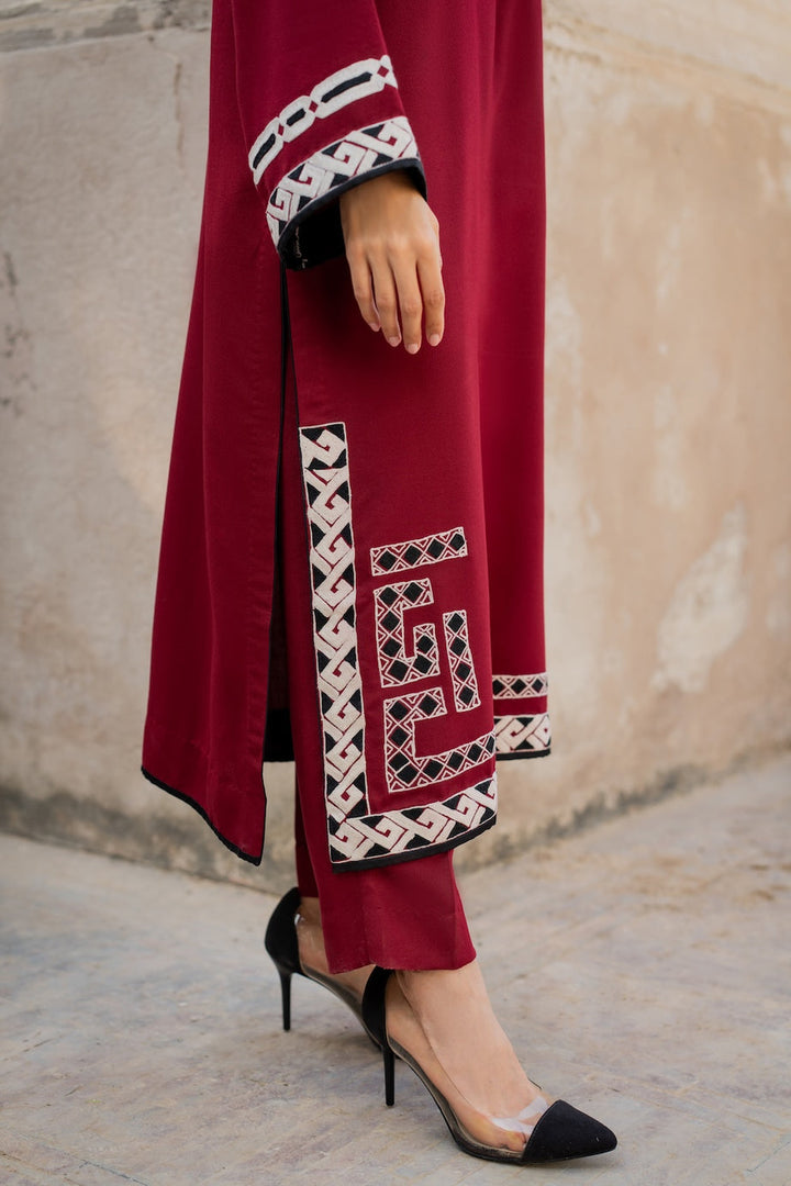 Charizma Dhanak 3 pc Embroidery with Printed Shawl