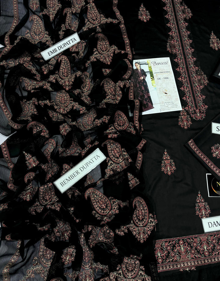 Breeze 3 PC Heavy embroidery