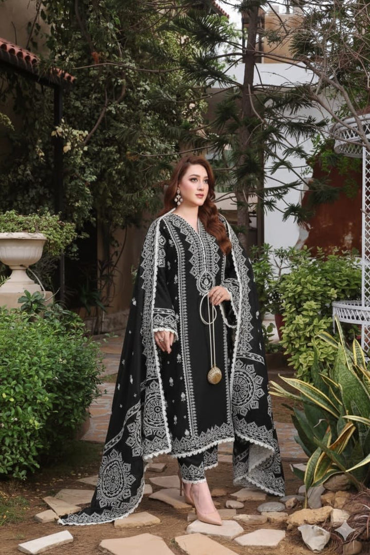 Embroidered 3pc Aneela&