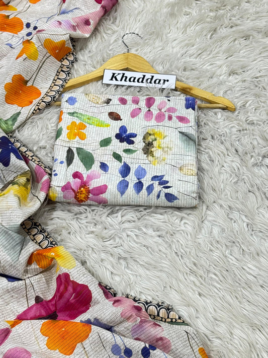 KHADDAR Digital Print 3pc 2025
