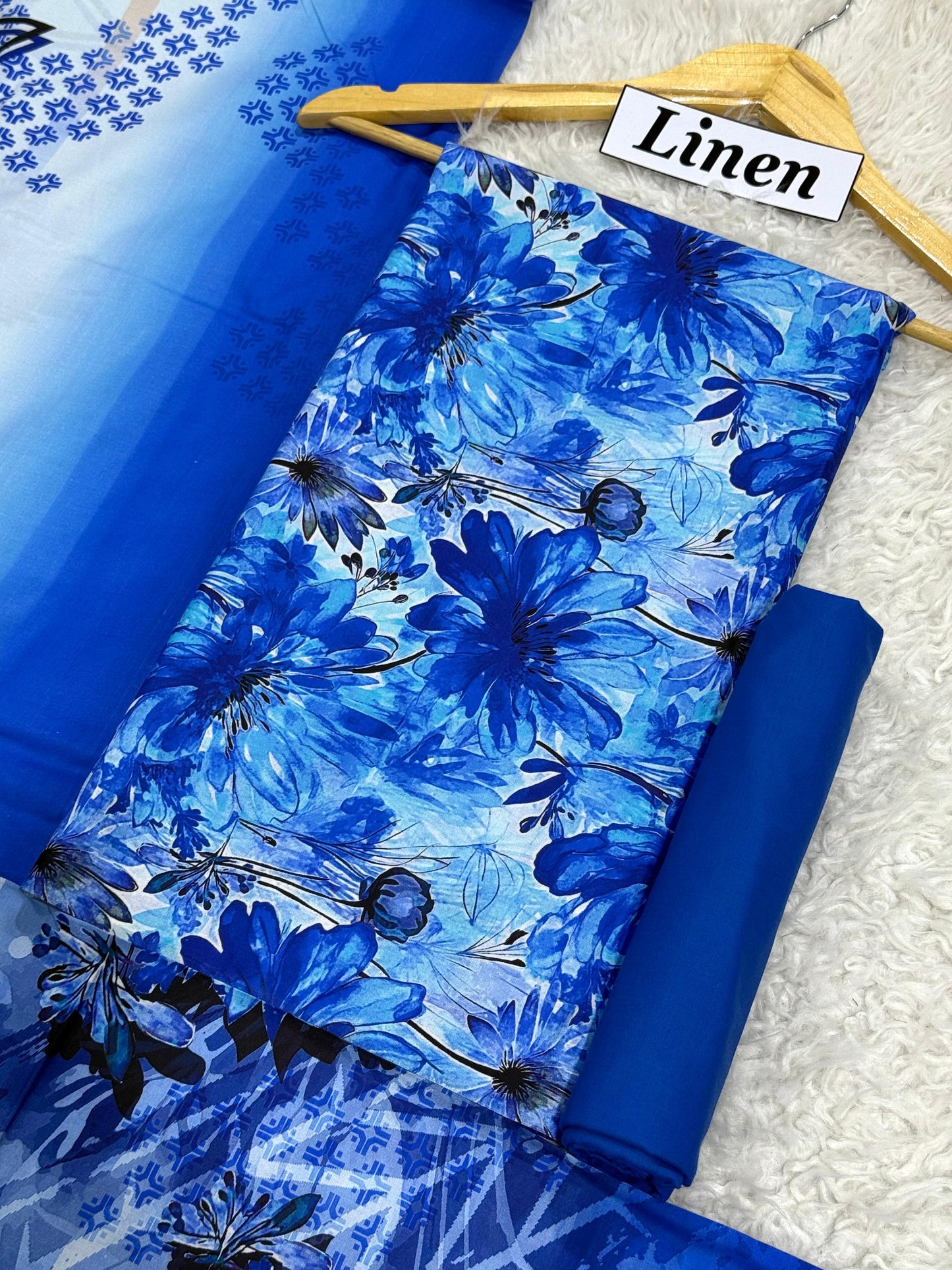 Linen Printed 3pc D-31